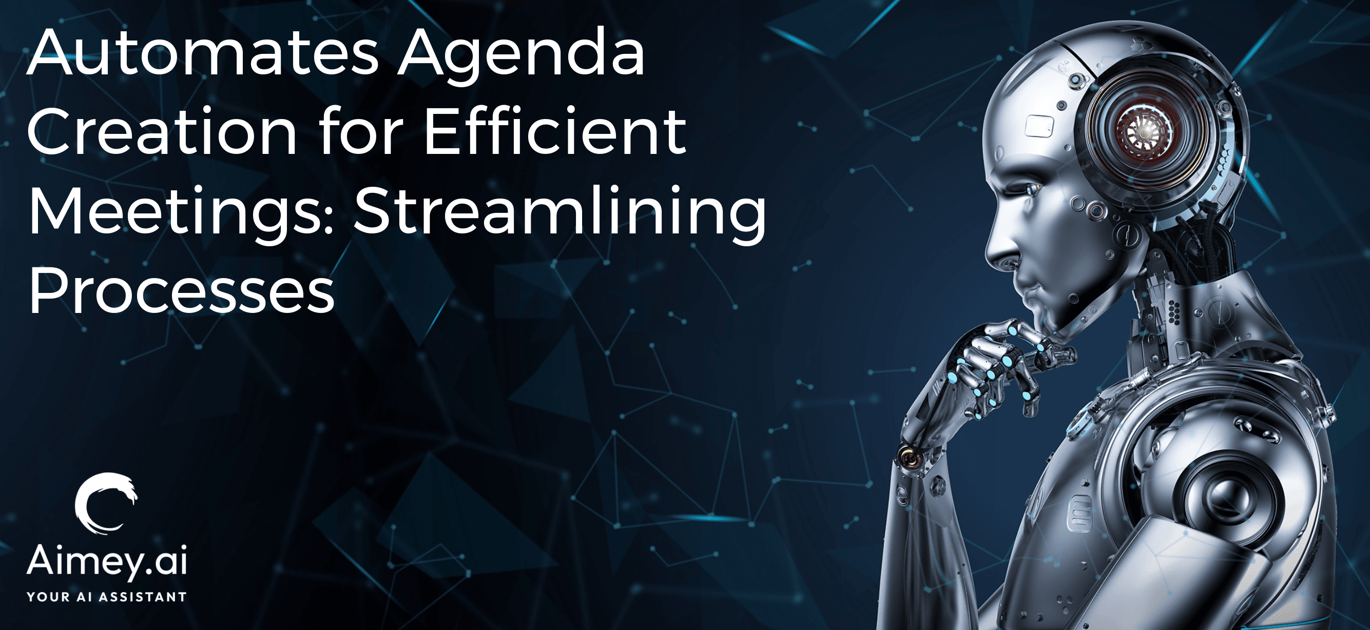 Automates agenda creation for efficient meetings