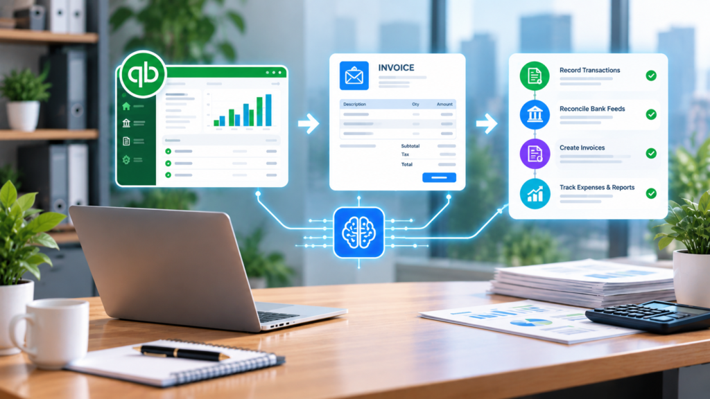 How AI Can Automate QuickBooks, Invoice Creation and Finance Workflows